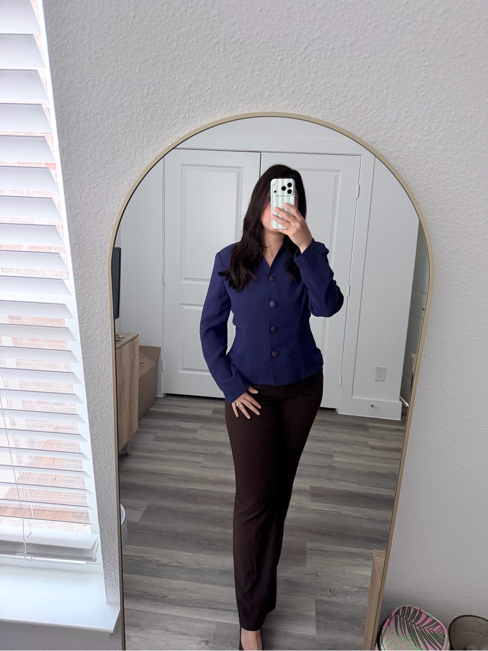 Maggy London Purple Textured Dress
